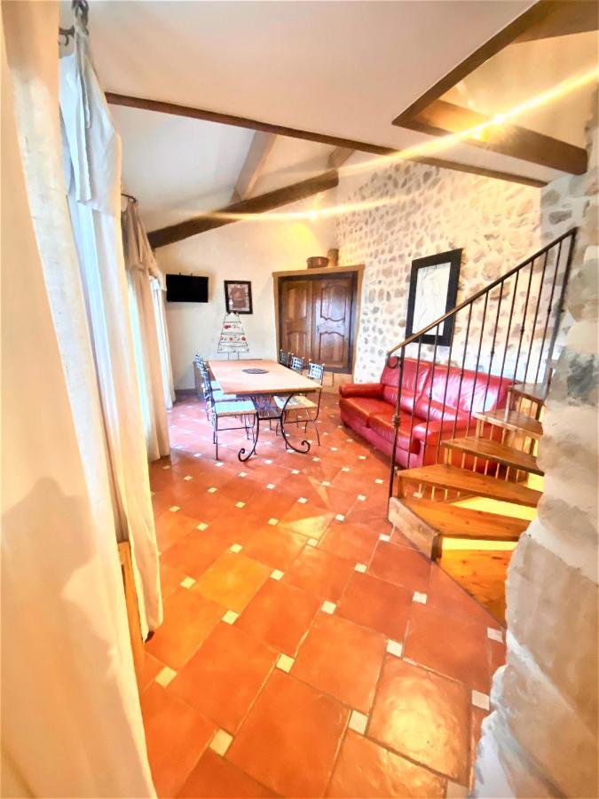 Gite De Groupe 9Ch Ou 3 Gites Independants De 3Ch - Patio Et Piscine Interieure Chauffee Toute L'Annee 瓦隆蓬达克 外观 照片