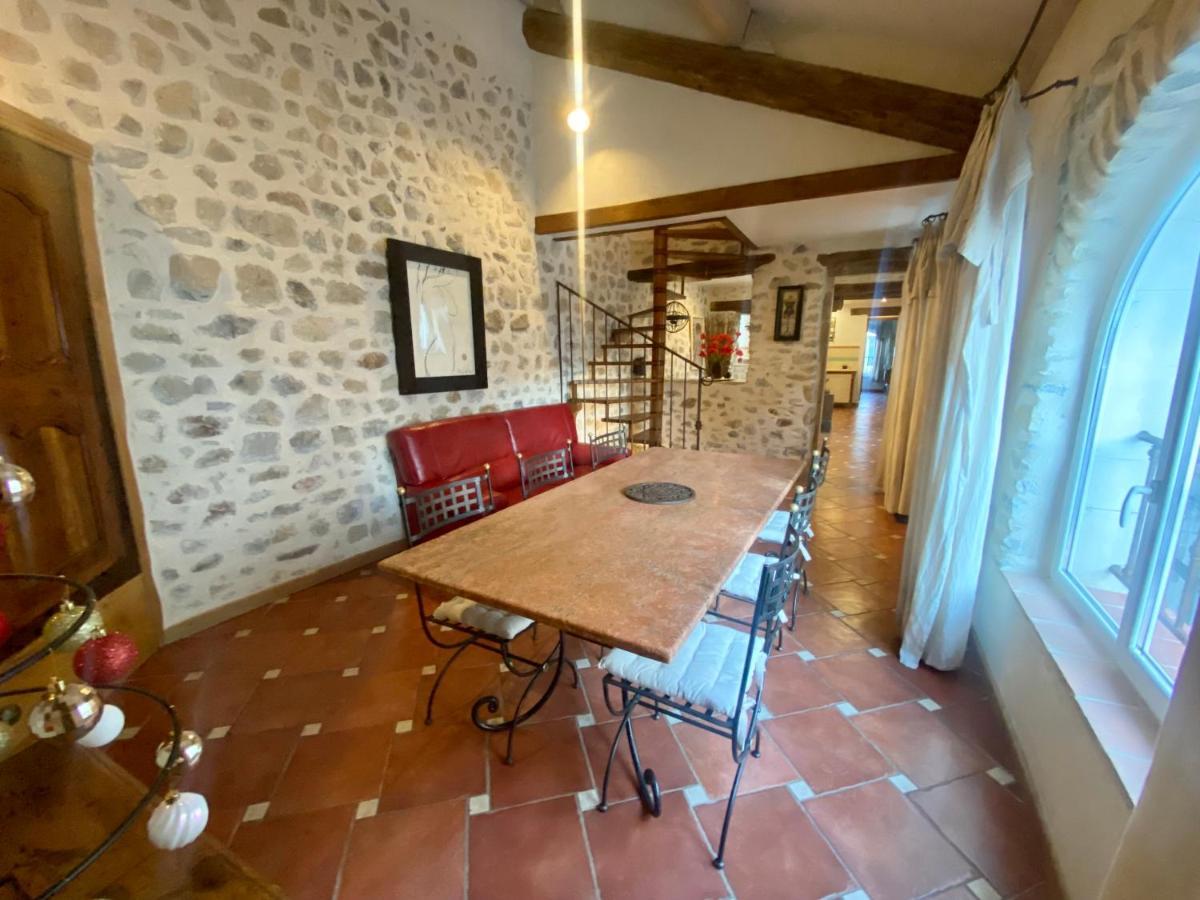 Gite De Groupe 9Ch Ou 3 Gites Independants De 3Ch - Patio Et Piscine Interieure Chauffee Toute L'Annee 瓦隆蓬达克 外观 照片