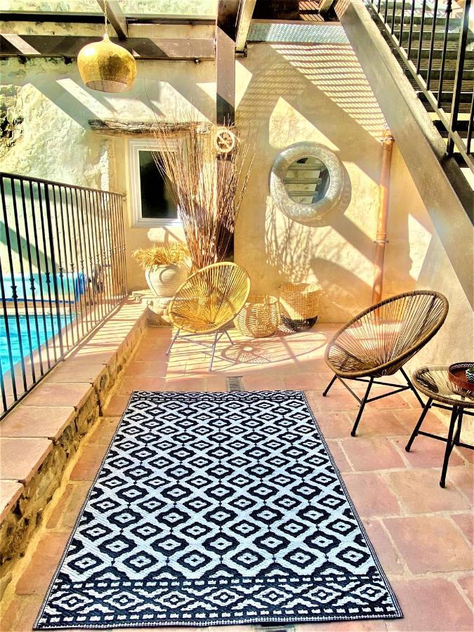 Gite De Groupe 9Ch Ou 3 Gites Independants De 3Ch - Patio Et Piscine Interieure Chauffee Toute L'Annee 瓦隆蓬达克 外观 照片